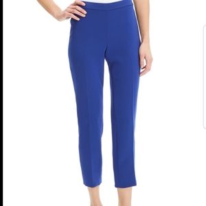 Theory basic pull on pants in navy sapphire